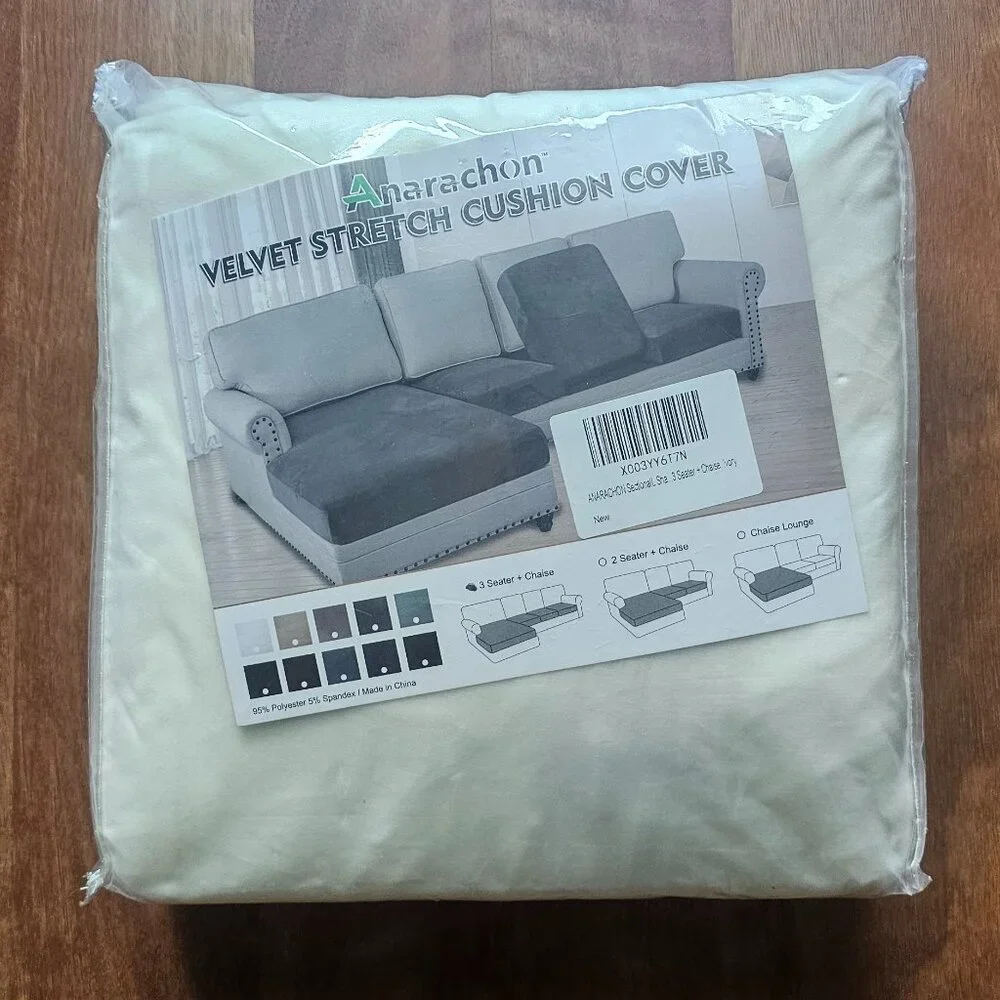 Anarachon Velvet Stretch Cushion Cover
